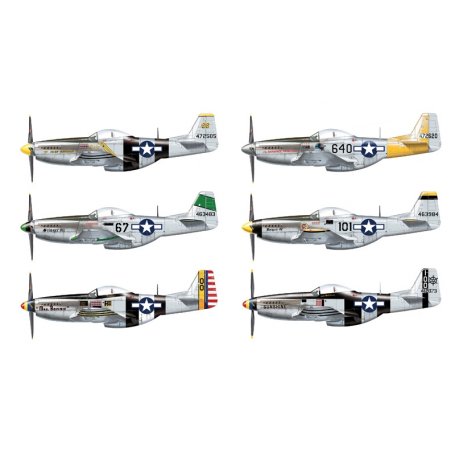 ITALERI 2743 P-51 D/K PACIFIC ACES