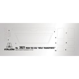 Italeri 1:24 Man TGX XXL Wolf Transporte