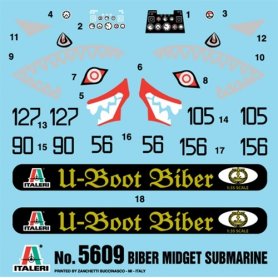 Italeri 1:35 Bber Midget Submarine