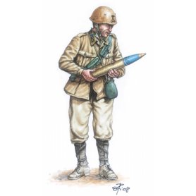 Italeri 1:72 WWII Italian 90/53 Gun w/crew