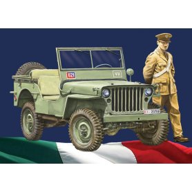 Italeri 1:24 Willys Jeep 1/4 Ton 4x4 Arma dei carabinieri
