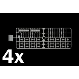 Italeri 1:35 T-136 tracks for M108/109 series