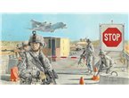 Italeri 1:35 Road block and US soldiers | 4 figurines |