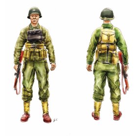 Italeri 1:35 US infantry on board
