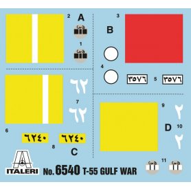 Italeri 1:35 T-55 Iraqi army Gulf Wat 25th Anniversery