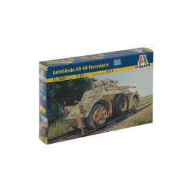 Italeri 1:72 Autoblinda AB 40 Ferroviaria