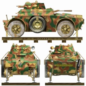 Italeri 1:72 Autoblinda AB 40 Ferroviaria