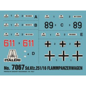 Italeri 1:72 Sd.Kfz. 251/16 Flammpazerwagen