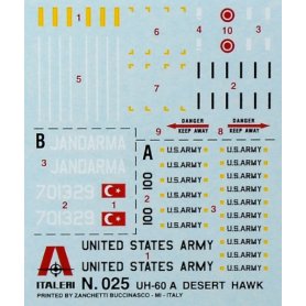 ITALERI 71025 UH 60 DESERT 1/72
