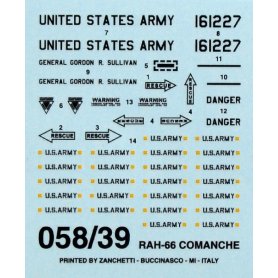 Italeri 1:72 RAH-66 Comanche Model set