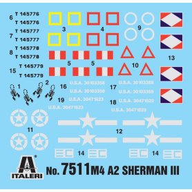 Italeri 1:72 M4A2 Sherman III