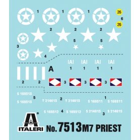 ITALERI N 7513 M7 PRIEST 105 1/72