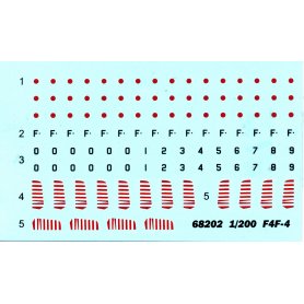 Merit 1:200 WWII F4F-4 Fighter Planes