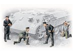 ICM 1:35 Niemieccy czołgiści / 1943-1945 | 4 figurki |