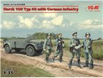 ICM 1:35 Horch 108 Typ 40 w/German infantry | 4 figurines |