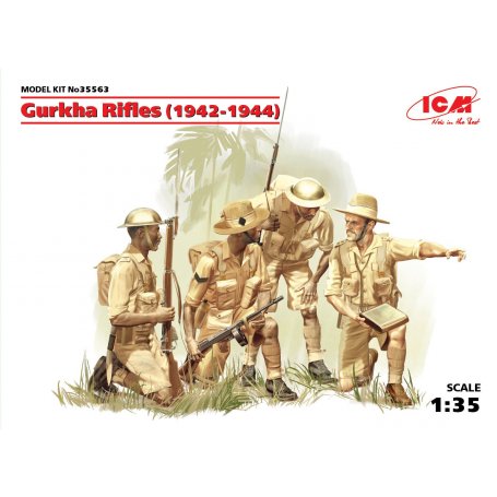 Icm 35563 Gurkha Rifles ( 1944 ) - 4 figures