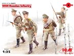 ICM 1:35 Russian infantry / WWI | 4 figurines |