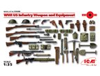 ICM 1:35 Zestaw uzbrojenia i wyposażenia piechoty US
