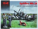 ICM 1:48 Supermarine Spitfire Mk.IX w/RAF pilots and ground personnel