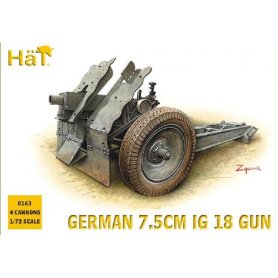 HaT 8163 WWII German 75mm IG18 Infantry gun