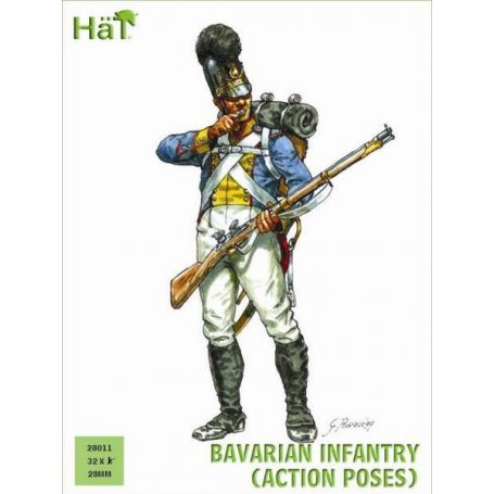 HaT 28011 Bavarian Infantry ( Action poses )