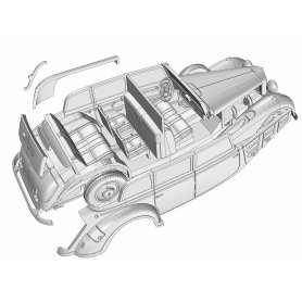Ace 1:72 German Grosser Limo 770K W-150 Cabriolet F 7 passenger Touring