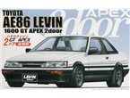 Fujimi 1:24 Toyota AE86 Levin 2Door GT APEX LATE
