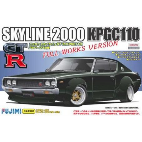 Fujimi 038032 1/24 ID-136 KPGC110 Skyline GT-R