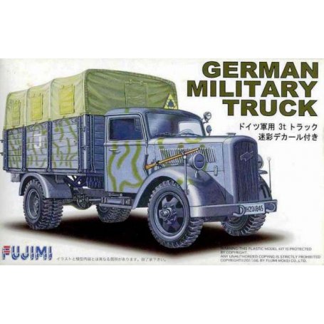 Fujimi 722276 1/72 German Military Truck Kit