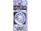 Fujimi 1:24 Wheel rims and tires NORMAL WIRE WHEELS SILVER TYPE 17INCH