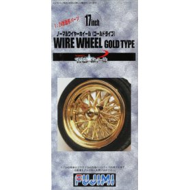 Fujimi 193250 1/24 TW-56 17inch Wire Wheel (Gold)