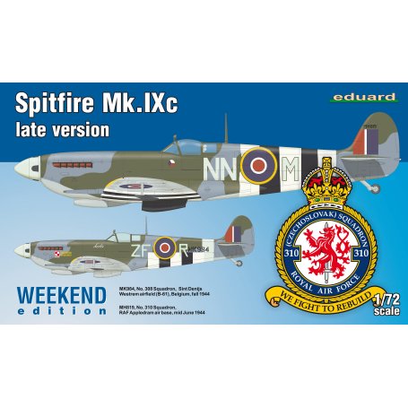 Eduard 1:72 Supermarine Spitfire Mk.IXc late version