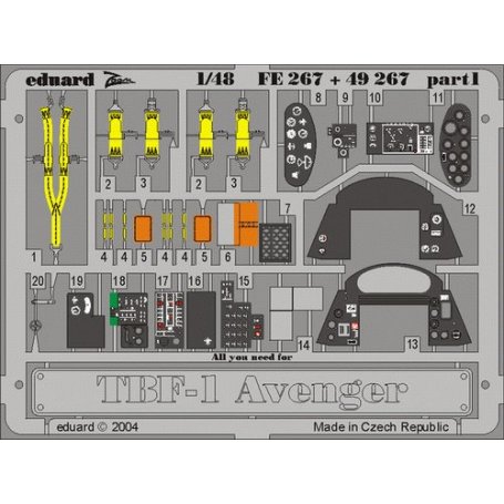 Eduard FE267 TBF-1 - Accurate Miniatures