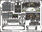 Eduard 1:48 Interior elements for MH-60G / Italeri 