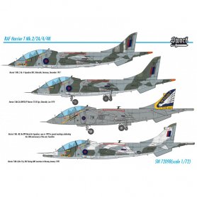 Sword 1:72 Harrier T.Mk.2/2A/4/4N