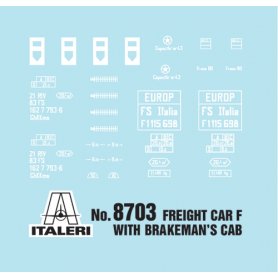 Italeri 1:87 Freight Car F