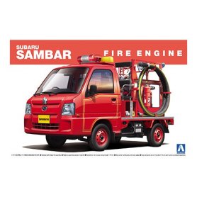 Aoshima 01417 1/24 Subaru Sambar Fire Engine