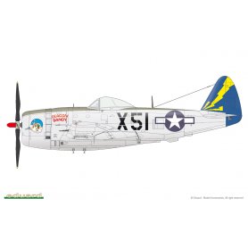Eduard 1:48 1180 P-47D JUGS OVER ITALY