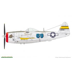Eduard 1:48 1180 P-47D JUGS OVER ITALY