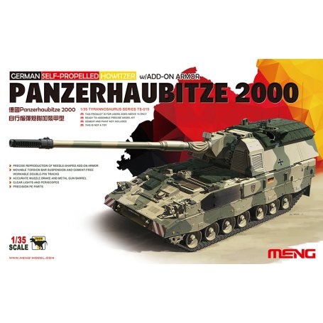 Meng TS-019 German Panzerhaubitze 2000 SP w/armor