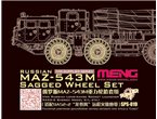 Meng 1:35 MAZ-543M sagged wheel set