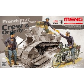 Meng HS-005 French FT-17 light tank crew & ordery