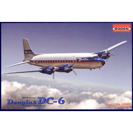 RODEN 304 DC-6 USA 1/144
