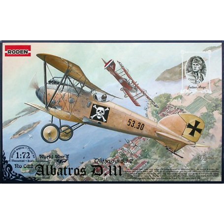 RODEN 022 ALBATROS D.III s.53 1/72