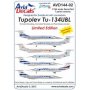 Avia Decals 144-02 Tu-134UBL