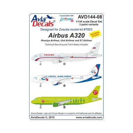 Avia Decals 144-08 Airbus A320
