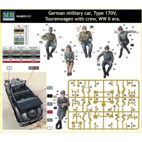 MB 1:35 German military car Type 170V w/crew