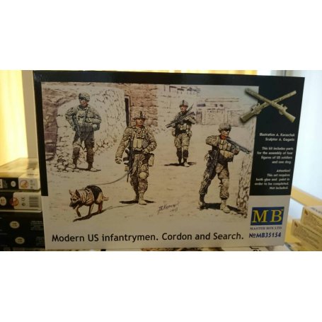 MB 1:35 Modern US Infantry cordon and search