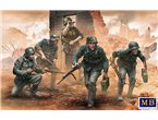 MB 1:35 German infantry early period of war | 5 figurines |