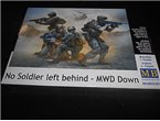 MB 1:35 MWD Down / NO SOLDIER LEFT BEHIND | 4 figurines | 